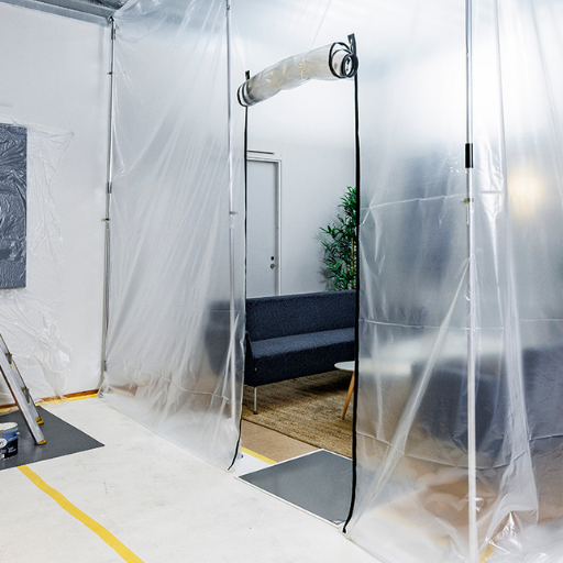 Effektiva dammskydd – Skärma av rum under renovering
