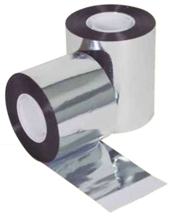 POLY-FIX, Metalliserad PP-tejp 75 mm x 60 m