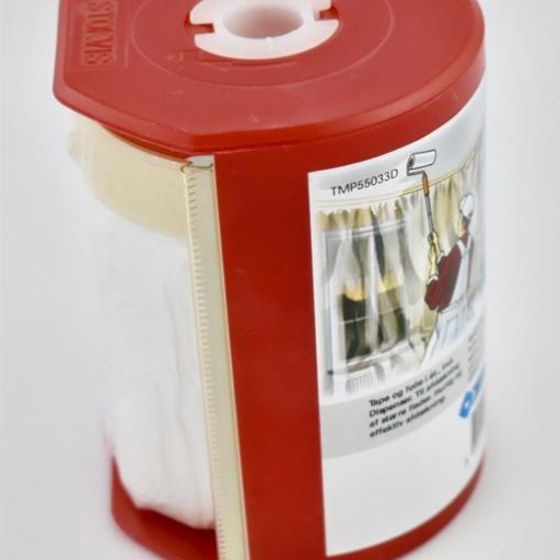 Snabbmaskeringsplast 550mm x 33m med dispenser