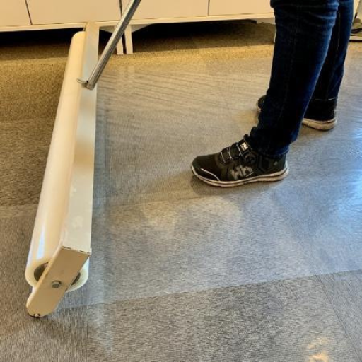 Extra stark Skyddsfilm för mattor, 1200mm X 100m X 100my