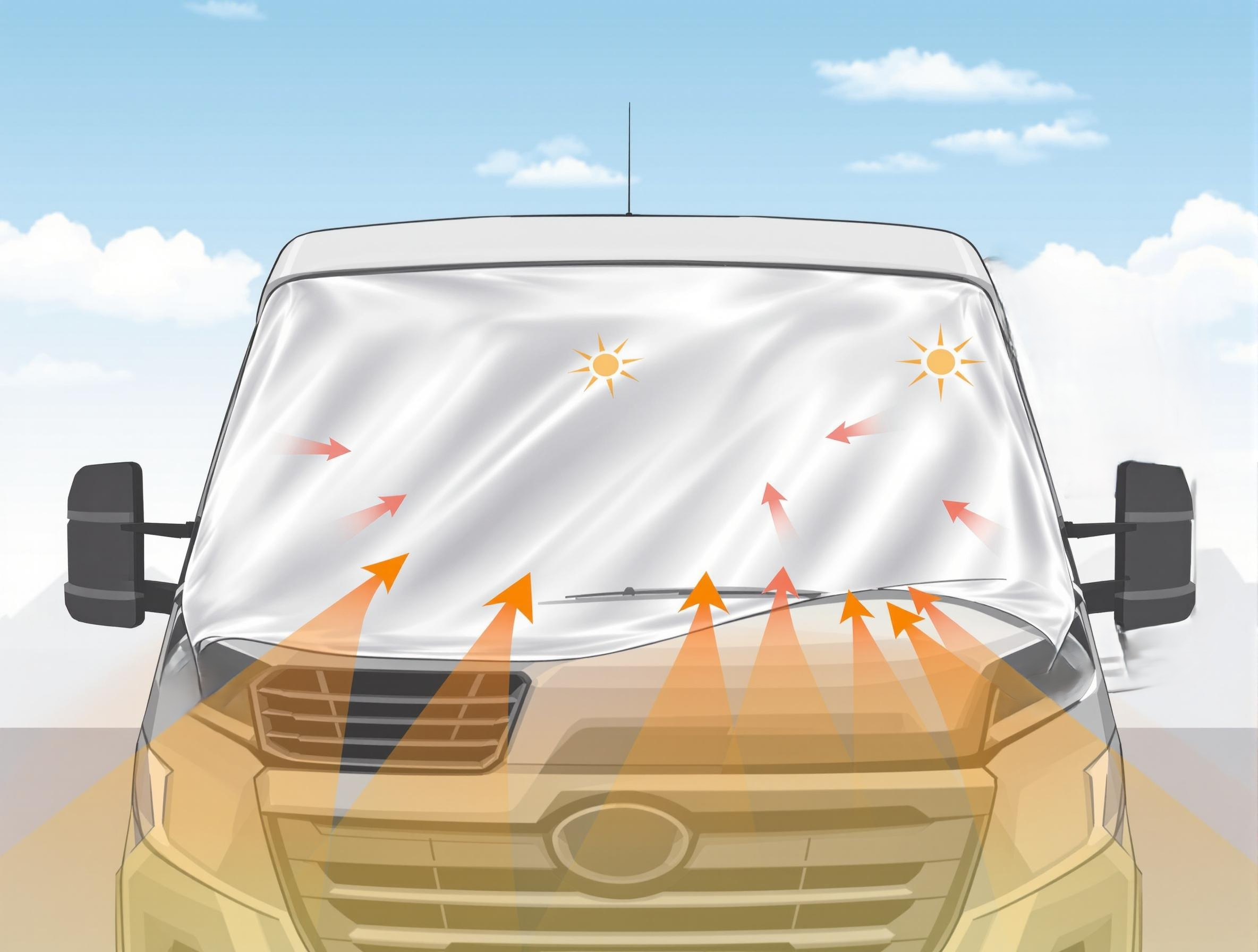 Solskyddspaket SUPER 2,4m2 + Kardborreband