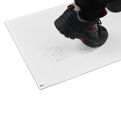 Klibbmatta vit, 30 Plastark, 1300x800