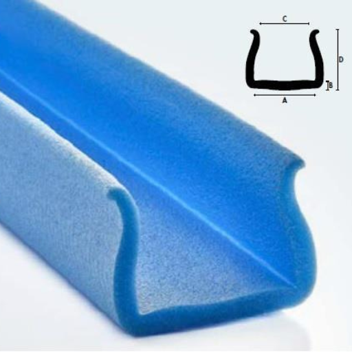 Karmskydd 2m x 100-125/120mm (1 kartong=16st)